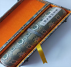 罗山书画装裱案例